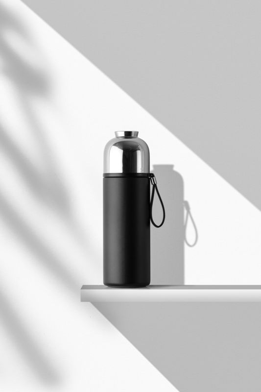 400ml Stainless Steel Double Wall Glass Tea Tumbler Infuser With Magnetic Filter