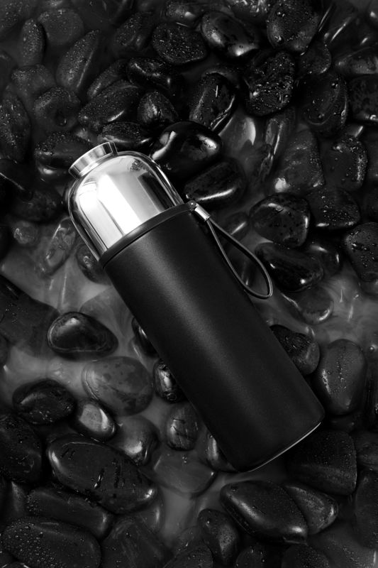 400ml Stainless Steel Double Wall Glass Tea Tumbler Infuser With Magnetic Filter