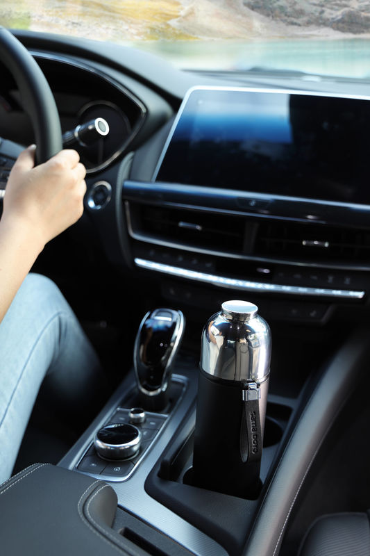 400ml Stainless Steel Double Wall Glass Tea Tumbler Infuser With Magnetic Filter