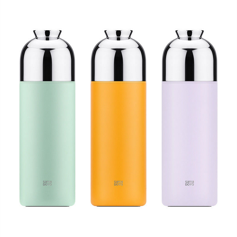 Portable Filter Double Wall Glass Tea Infuser Bottle 400ml