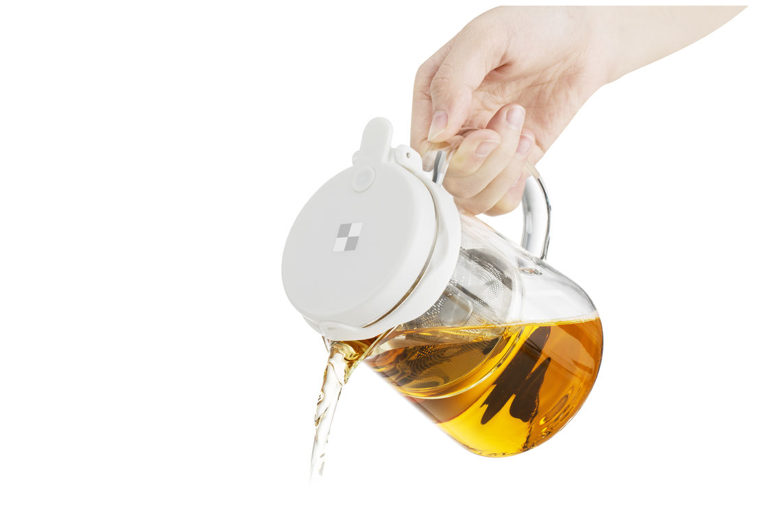 Sustainable Clear Tea Infuser Glass Teapot 304SUS Strainer Filter