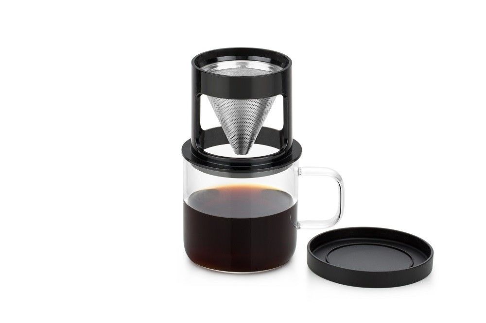 custom Hand Drip Coffee Maker Fine Mesh Coffee Filter Strainer 304SUS