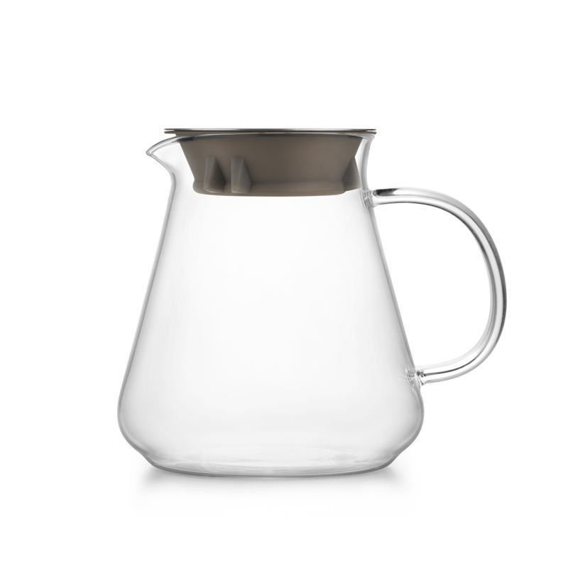 Handmade Pour Over Drip Kettle Coffee Maker 800Ml With Stainless Steel Lid Heat Resistant