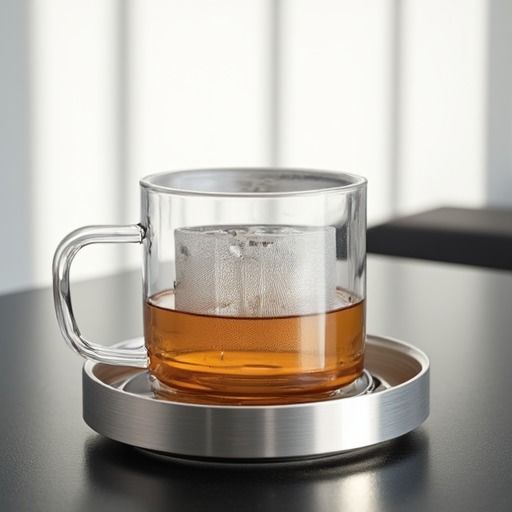 High Grade Stainless Steel Filter Glass Tea Cup For Water Pots Kettles Refreshment