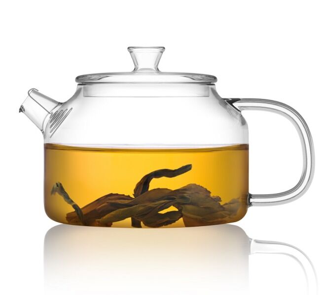 Popular Heat-Resistant Portable Glass Tea Set Household Glass Water Bottle Teapot Tea Set With Custom Print Logo