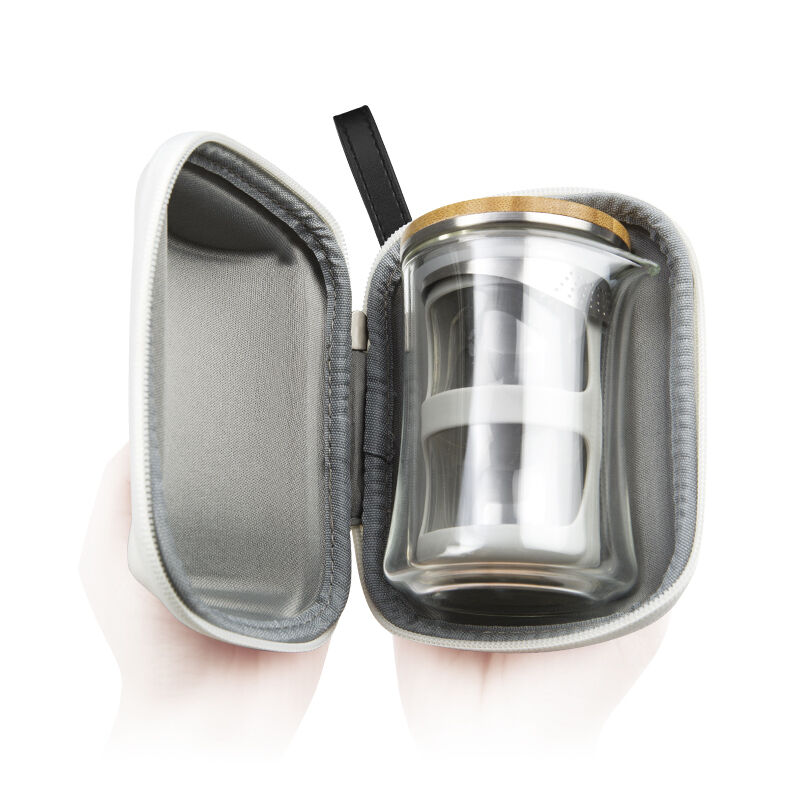 SAMADOYO High Quality Custom Mini Clear Borosilicate Glass Pitcher Cups Teapot Tea Sets with Lid Glass and Warmer