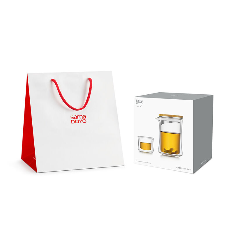 New Design Travelling Infuser Teapot Clear Tea Share Cup and Pot Set With Tray for Outside